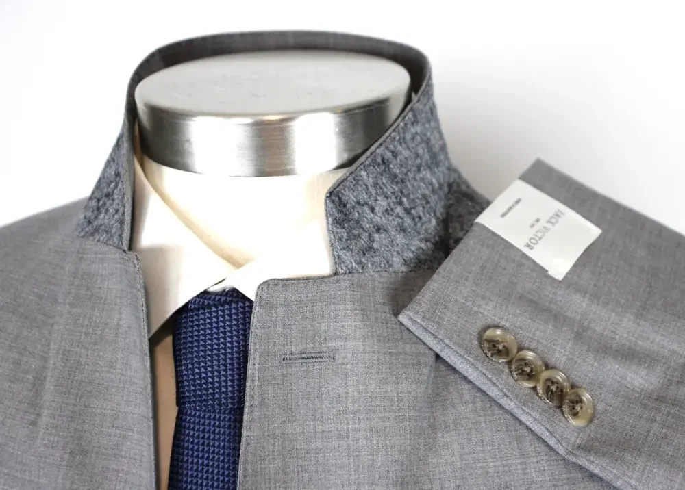 Jack Victor Suit 36 R Mens Light Grey Solid Dean Super 110s Wool 2 Piece Canada